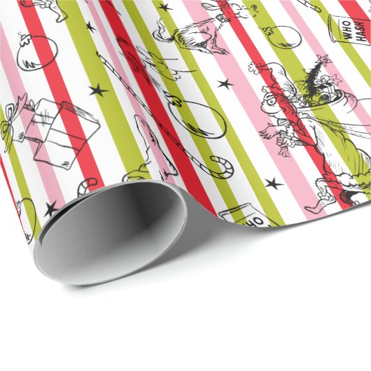  kerstroestpatroon cadeaupapier (Rol Hoek)