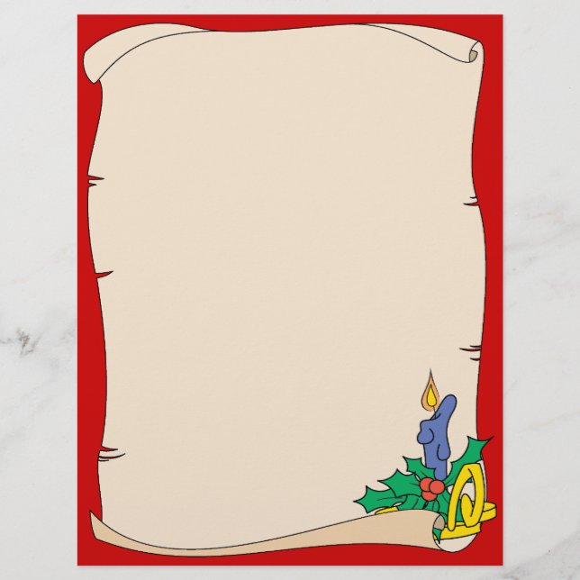Kerstrolletterhead (Voorkant)