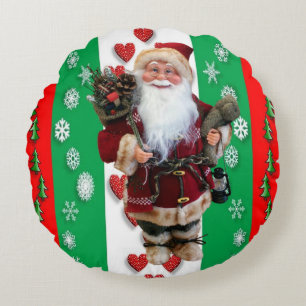 Kerstrondreis, Kerstman Rond Kussen