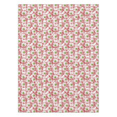 Kerstrood en groen-maanpatroon tafelkleed (Voorkant)