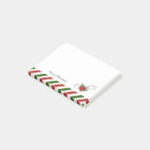 Kerstrood en groen post-it® notes (Schuin)
