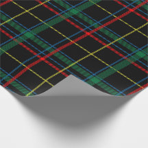 Kerstrood en groen Tartan