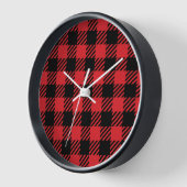 Kerstrood geplakt ontwerppatroon (Hoek)