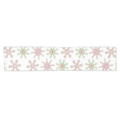 kerstrood groen feesttekenteken korte tafelloper (Horizontaal)