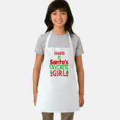 Kerstrood, groen kerstkerstkerstkerstkerstcadeautj schort (Insitu)