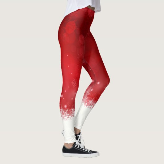 Kerstrood Leggings (Rechts)