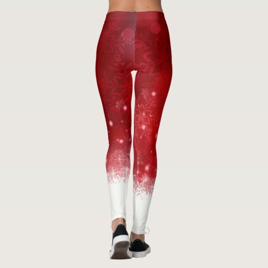 Kerstrood Leggings (Achterkant)