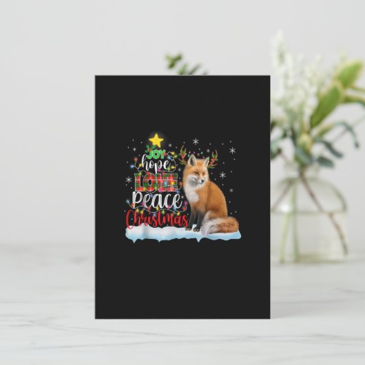 Kerstrood met kerstman — kerstman — rendierenkuin  kaart (Staand voorkant)