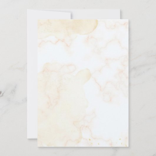 Kerstrood Poinsettia Floral Birthday Party Bedankkaart (Achterkant)