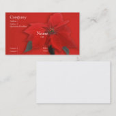 Kerstrood Visitekaartje (Voorkant / Achterkant)