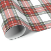 Kerstrood, wit en groen geplakt cadeaupapier (Rol Hoek)