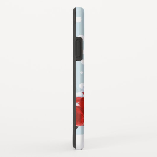 Kerstroodbedekking vrachtwagen op een sneeuwweg Case-Mate iPhone case (Achterkant/rechts)