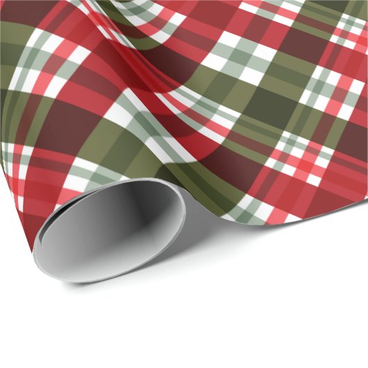 Kerstroodbruin Cadeaupapier (Rol Hoek)