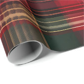 Kerstroodbruin Cadeaupapier (Rol Hoek)