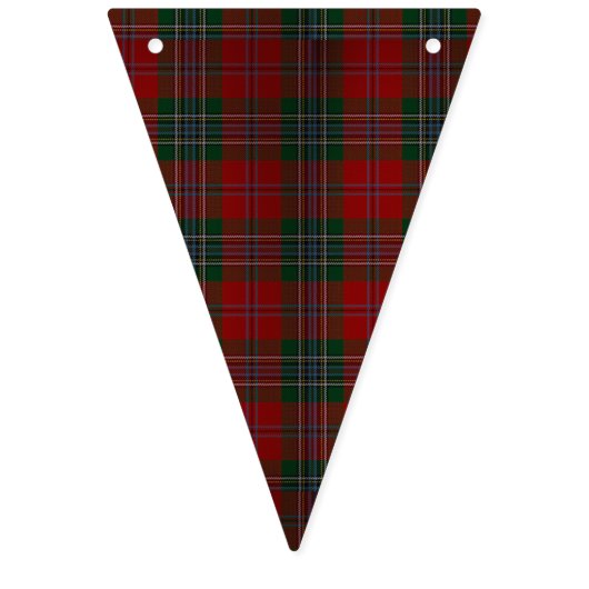 Kerstroodbruin Vlaggetjes (Tweede vlag)