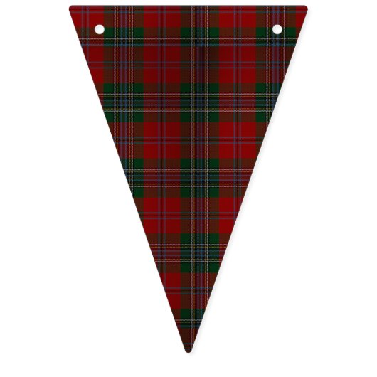 Kerstroodbruin Vlaggetjes (Eerste vlag)