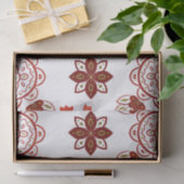 Kerstroodvogel noords tissuepapier (Geschenk)