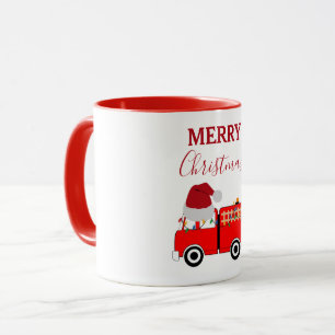 Kerstroodvuurtruck Mok