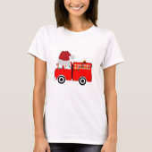 Kerstroodvuurtruck T-shirt (Voorkant)