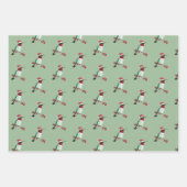 Kerstroofvogel  inpakpapier vel (Voorkant 2)