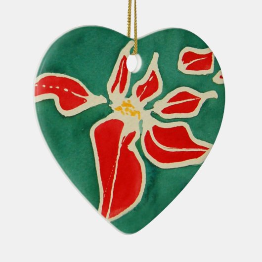 kerstRoos Keramisch Ornament (Rechts)