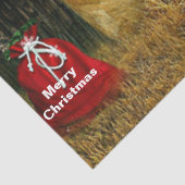 kerstrooster Hen Barn Coop Boerderij Tissuepapier (Detail)