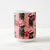 Kerstrottweiler Koffiemok (Center)