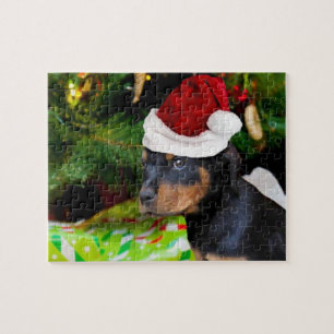 Kerstrottweiler Legpuzzel