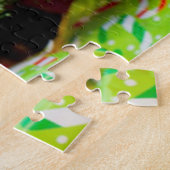 Kerstrottweiler Legpuzzel (Zijkant)