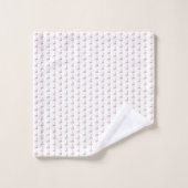 Kerstroze flamingo bad handdoek (Wasdoekje)
