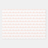 Kerstroze Rocking Horse Bauble Light Pattern Inpakpapier Vel (Voorkant 2)