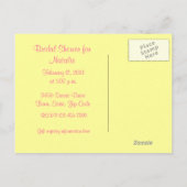 kerstRozen Impressionisme Vrijgezellenfeest Uitnodiging Briefkaart (Achterkant)