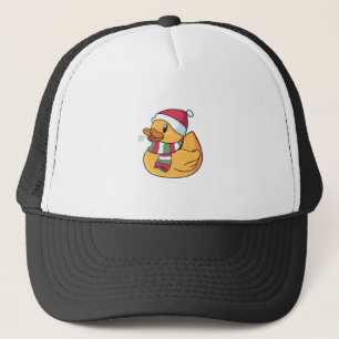 Kerstrubber Duck Santa Hat Gift for Duck Fans Trucker Pet