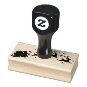 Kerstrubberstempel voor kerstmis 	rubberstempel (Stempel)