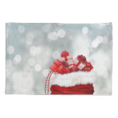 kerstrugzak met cadeautjes kussensloop (Achterkant)