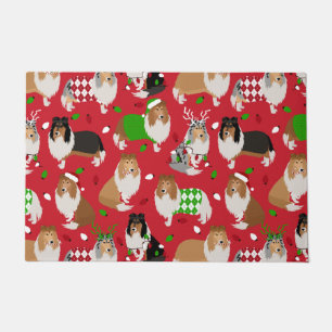 Kerstruw collie deurmat