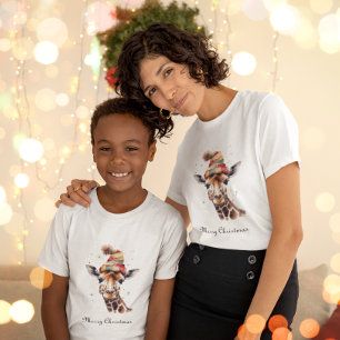 Kerstsafari met een knus tintje, op maat t-shirt