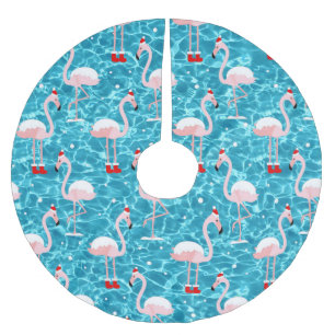 kerstsanta flamingo kerstboom rok