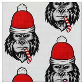 kerstsanta gorilla stof (Close Up)