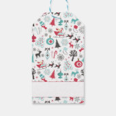 KerstScandinavische cadeauLabels (Achterkant)