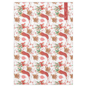 Kerstscans, kaneel en patroonpatroon tafelkleed (Voorkant)