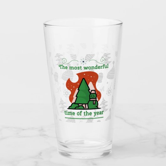 kerstscène glas (Voorkant)