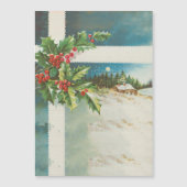 Kerstscène Hulst Sneeuw Winter (Voorkant)