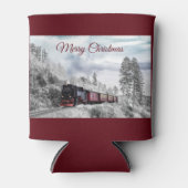  kerstscène in de winter blikjeskoeler (Voorkant)