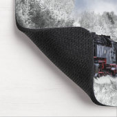 kerstscène in de winter muismat (Hoek)