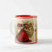 kerstscènebeker voor de Mok van kerstcadeaus (Voorkant links)