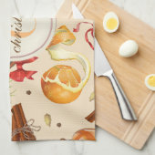 kerstscènes theedoek (Quarter Fold)