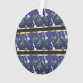 Kerstschaakstukken - Sneeuwvlokken kerstboom Ornament (voorkant)