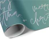 Kerstschaduwen | Verlooptekstombre | Cadeaupapier (Rol Hoek)