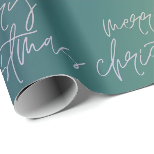 Kerstschaduwen | Verlooptekstombre | Cadeaupapier (Rol Hoek)